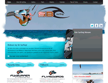 Tablet Screenshot of flysurfer.nl